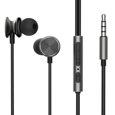 Casti Joyroom Wired Series Wired In-ear - Gri inchis