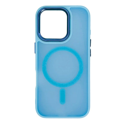 Husa Magnetic Collection Magsafe pentru iPhone 16 Pro - Albastru deschis