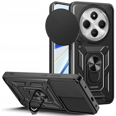 Husa Tech-protect Camshield Pro pentru Xiaomi Redmi 14C / Poco C75 - Negru