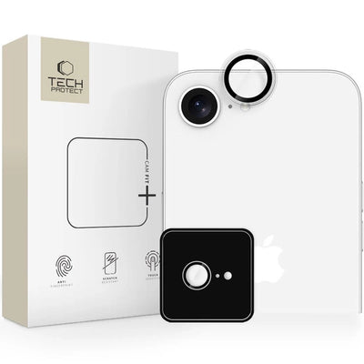 Husa Tech-protect Camring Fit+ Lens Cover pentru iPhone 16e - Transparent