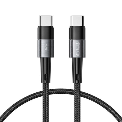 Cablu Tech-protect Ultraboost Usb-c / Usb-c PD 100W 5A 0.25m - Gri