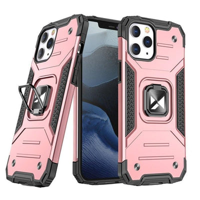 Husa Wozinsky Ring Armor pentru iPhone 14 Pro Armored Cover Magnetic Suport Auriu Ring