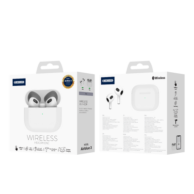 Casti Jellico Wireless Airblue 3 Alb