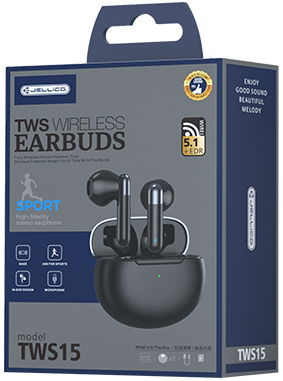 Casti Jellico Wireless Tws15 Negru