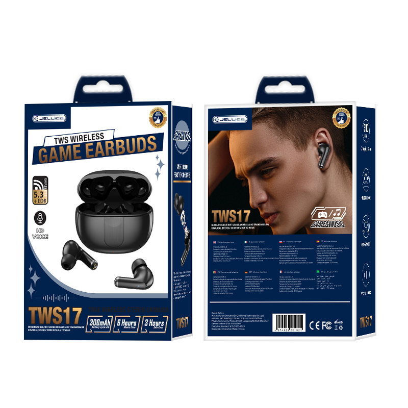 Casti Jellico Wireless Tws17 Negru