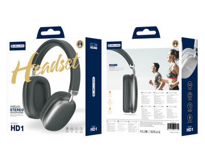 Casti Jellico Wireless HD1 Negru