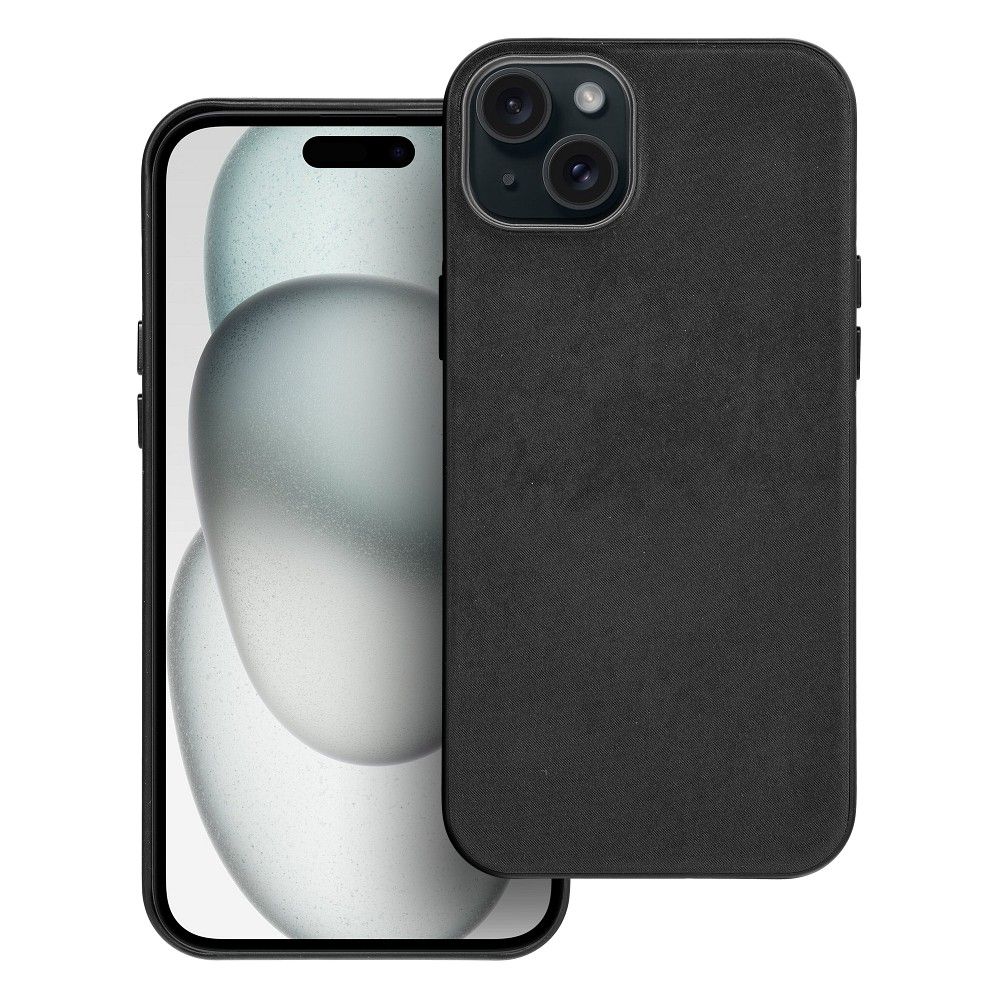 Husa Woven Mag pentru iPhone 15 Plus Compatible cu Magsafe Negru