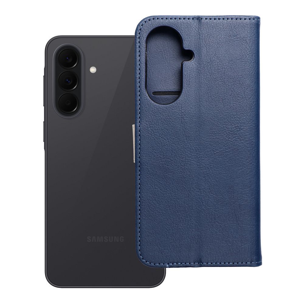 Husa Split Book Flip pentru Samsung A37 Navy si Cream