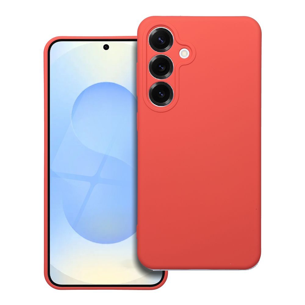 Husa Silicone pentru Samsung S25 Peach