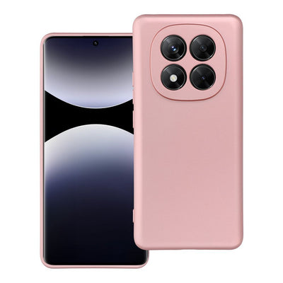 Husa Metallic pentru Xiaomi Redmi Note 14 PRO Plus 5G Roz