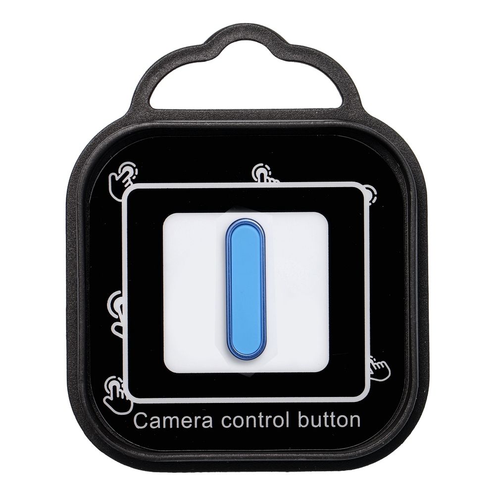 Husa Camera Control Active Button Fit pentru iPhone 16 Series Drop Glue / Transparent Mag Albastru