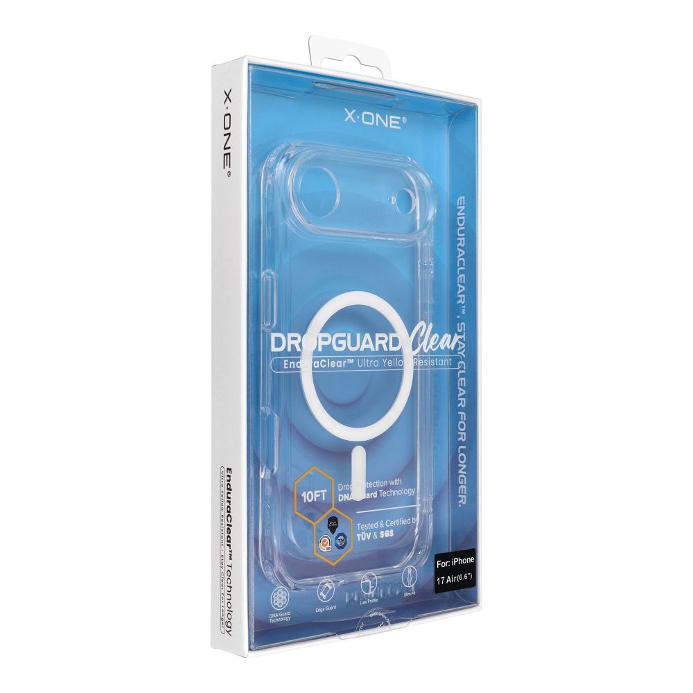 Husa X-one Endura Transparent (Magsafe Compatible) - pentru Apple iPhone 17 Air Transparent