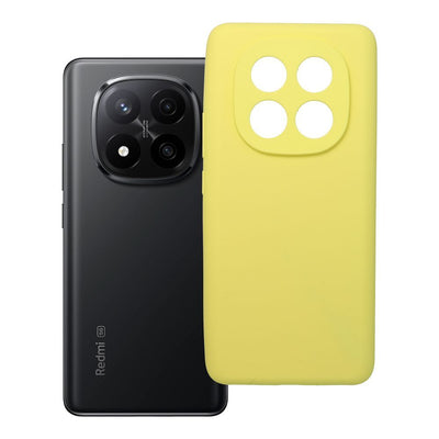 Husa pentru Xiaomi Redmi Note 14 PRO Plus 5G Silicone 2mm (Camera Protection) Galben