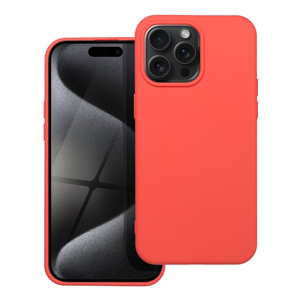Husa Silicone pentru iPhone 15 PRO MAX Peach