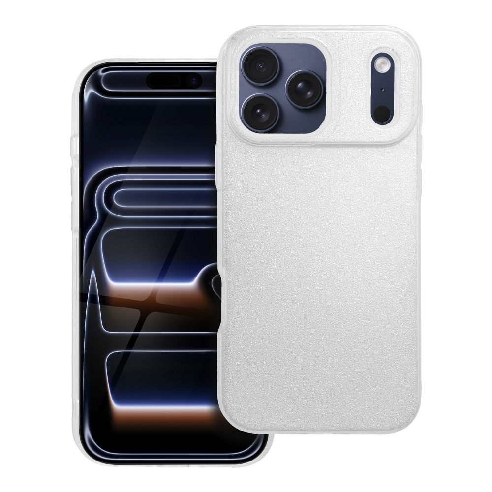 Husa Shining pentru iPhone 18 Pro Max / 17 Pro Max Argintiu