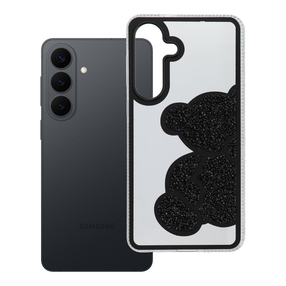 Husa Teddy Bear pentru Samsung S26 Plus Negru