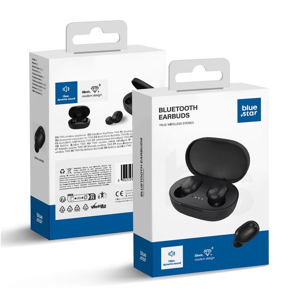Casti Albastru Star Wireless Buds TX2 TWS Negru