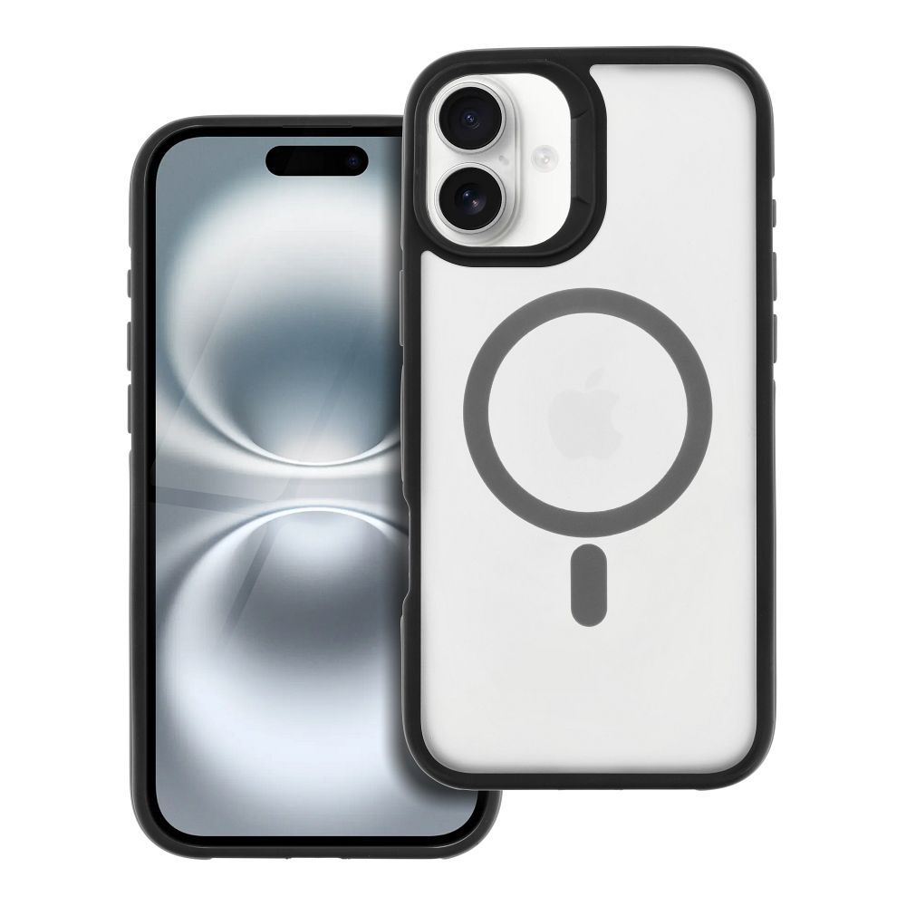 Husa Neo pentru iPhone 16 Plus Compatible cu Magsafe Negru