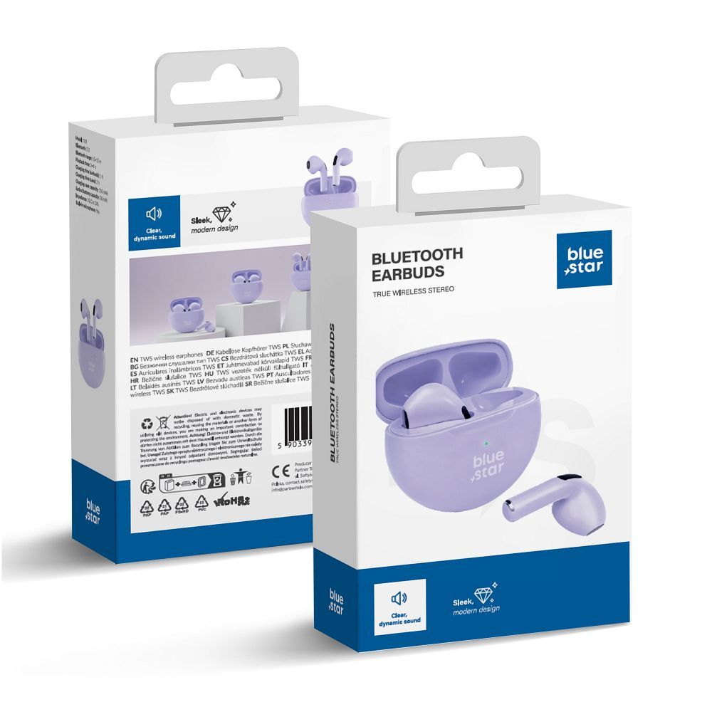 Casti Albastru Star Wireless Circle Beat TX3 TWS Lavender