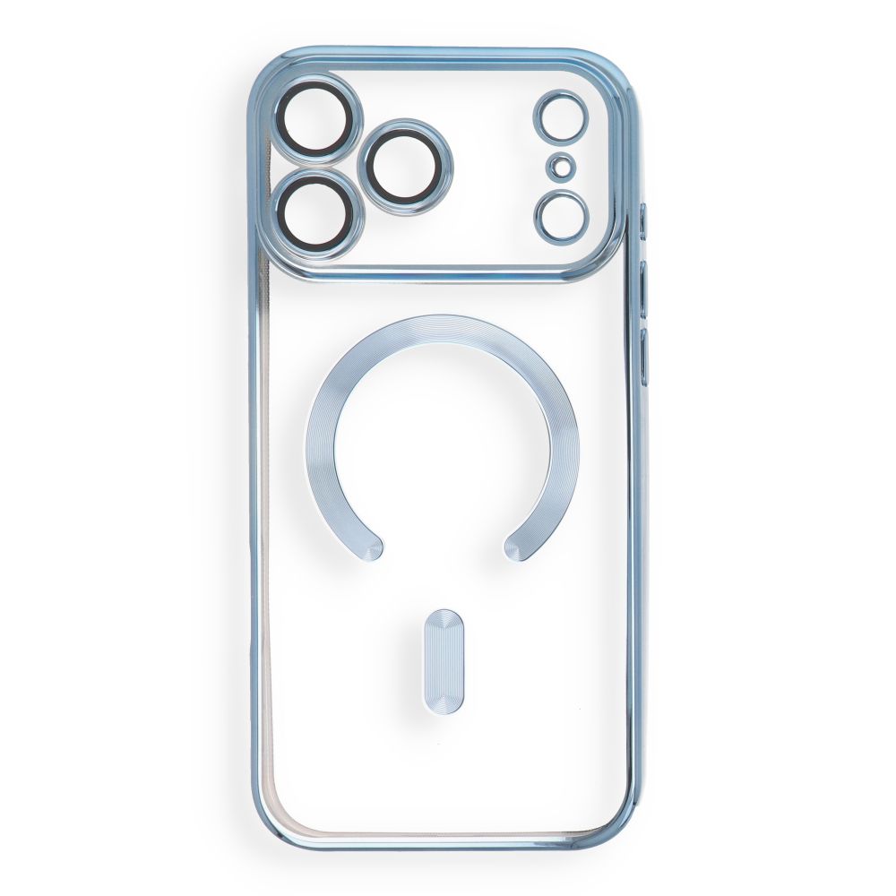 Husa Electro Mag pentru iPhone 18 Pro Max / 17 Pro Max Compatible cu Magsafe Sky Albastru