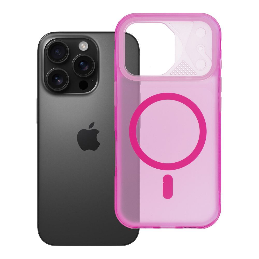 Husa Aurora pentru iPhone 16 PRO Compatible cu Magsafe Roz