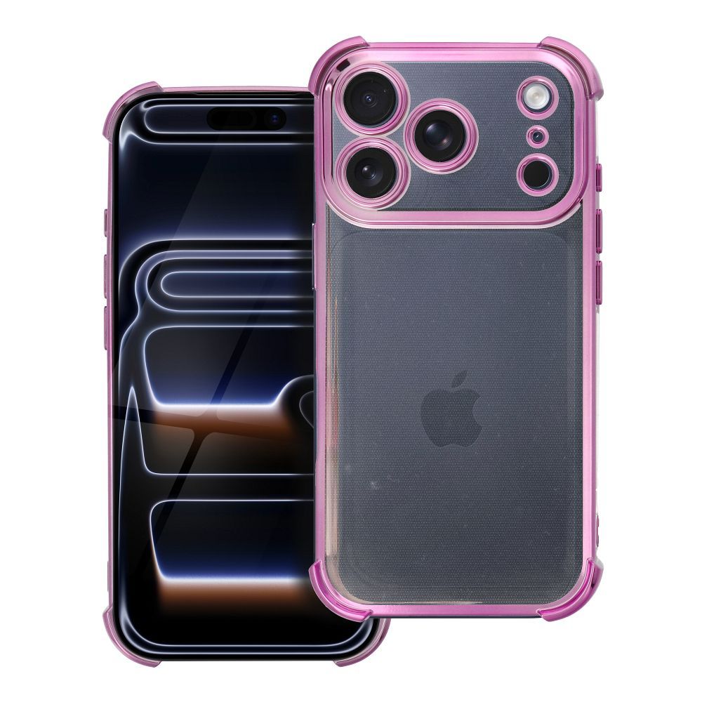 Husa antisoc Electro pentru iPhone 17 Pro / 18 Pro (Low Camera Edge) Mov