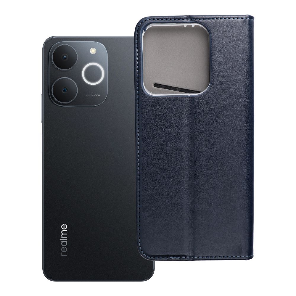Husa Flip pentru Realme Note 70 Smart Magneto Bleumarin