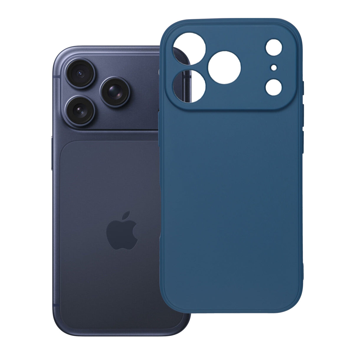 Husa Soft pentru iPhone 18 Pro / 17 Pro Albastru inchis