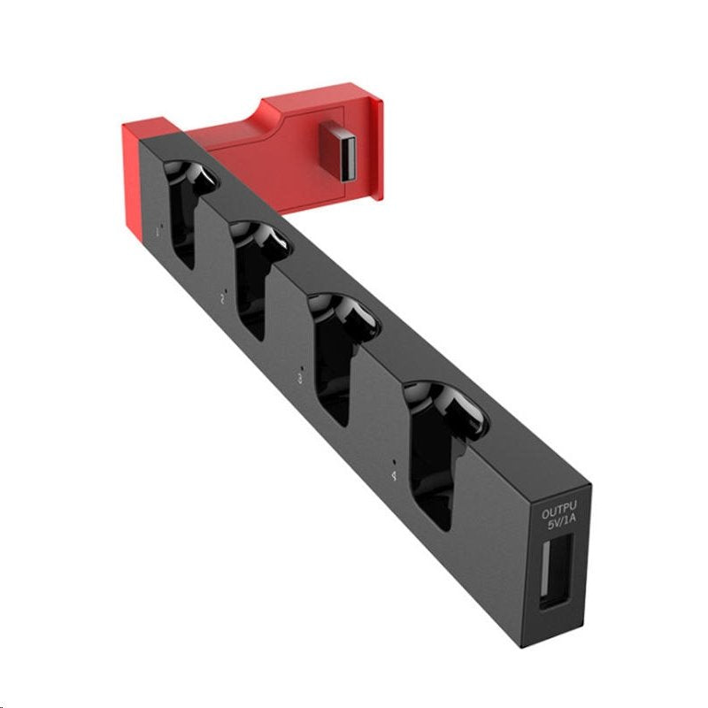 Incarcator Ipega 9186 Dock Pro N-switch A Joy-con Negru/Rosu
