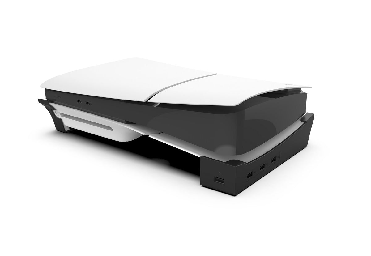 Cablu Ipega P5s008a Horizontal Stand cu USB HUB pentru PS5 Slim/PS5 Pro Negru