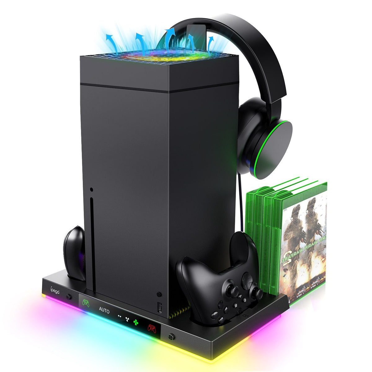 Incarcator priza Ipega Multifunctional Charging RGB Stand cu Cooling pentru Xbox (Damaged Package)