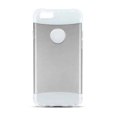 Husa Duo TPU Lenovo Vibe K5, Argintiu