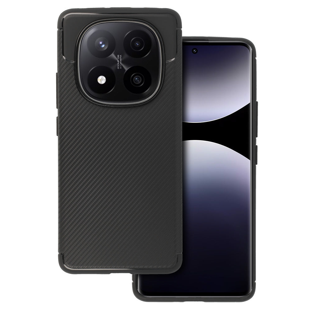 Husa Tel Protect Carbon Elite pentru Xiaomi Redmi Note 14 Pro 5G Negru