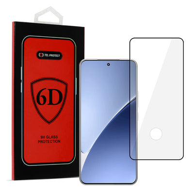 Folie Tel Protect Full Glue 6D sticla pentru Xiaomi 15 PRO Negru