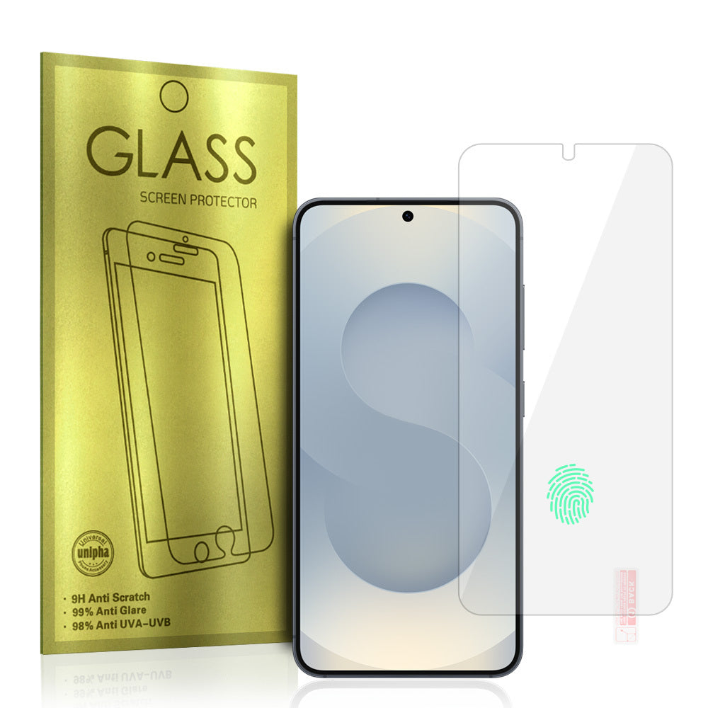 Folie sticla Auriu pentru Samsung Galaxy S25 Plus/S24 Plus (cu Fingerprint Unlock)
