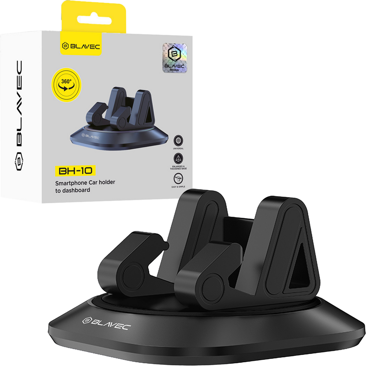 Suport auto Blavec Bh-10 To Dashboard Negru