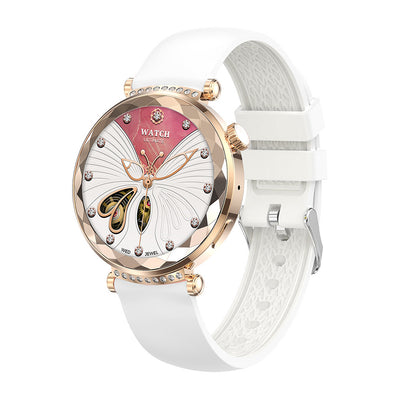 Smartwatch Blavec W-19 Liana HD Amoled Voice Call Roz auriu + 2 Straps
