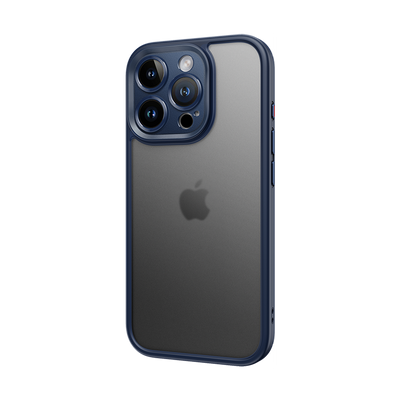 Husa Rock Guard Touch mat Series pentru iPhone 16 Pro Max Albastru