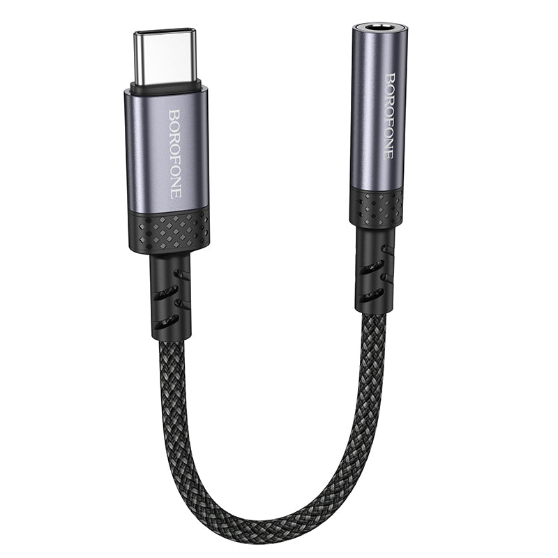 Adaptor Borofone Bv24 Graceful - Type C To Jack 3,5mm (DAC) - Gri