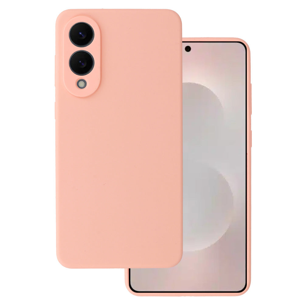 Husa Silicone Lite pentru Samsung Galaxy S25 Edge Peach