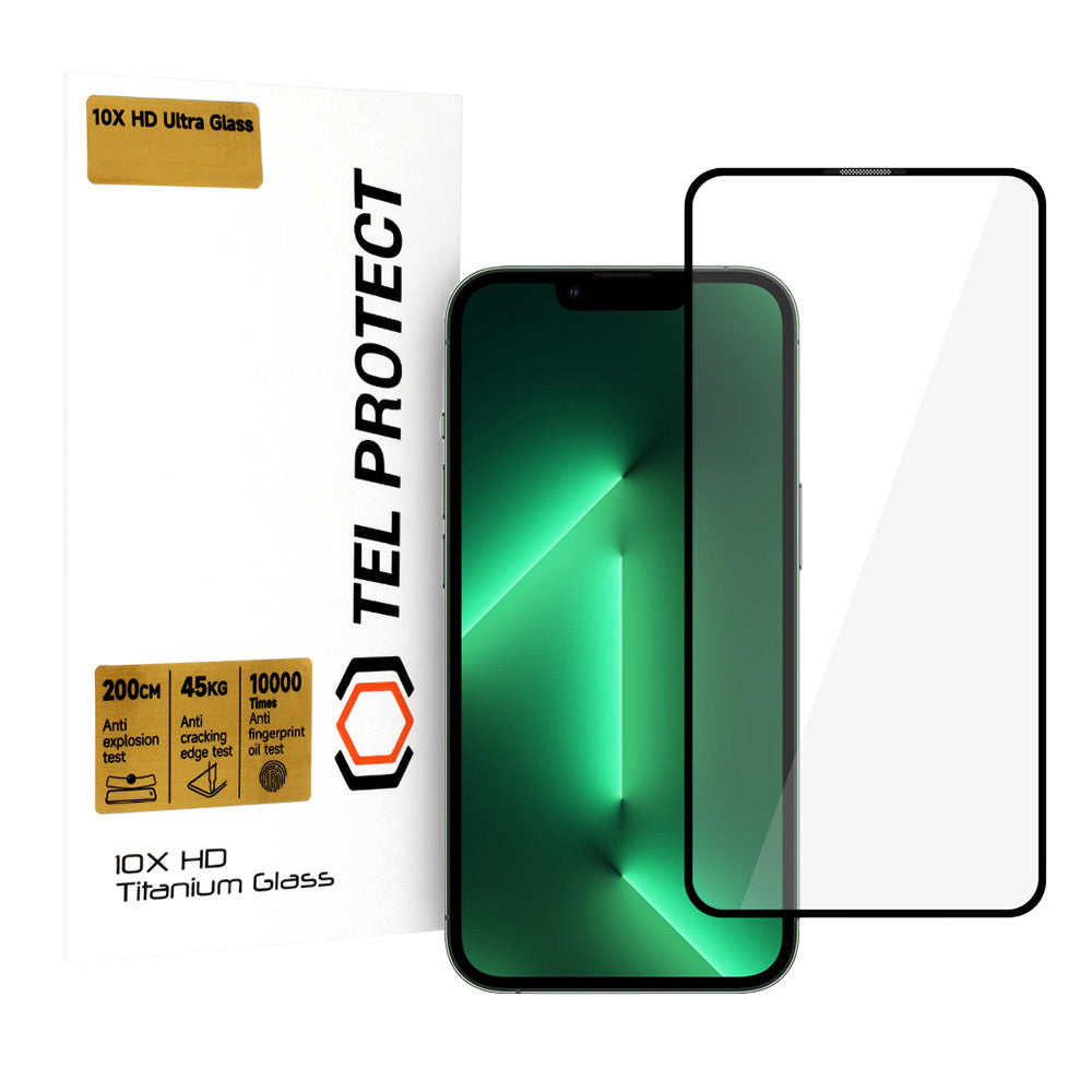Folie sticla Tel Protect 10X HD Titanium pentru iPhone 13/13 Pro/16E/17E (Envelope)