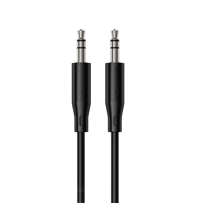 Cablu Borofone AUX Bl26 Standard - Jack 3,5mm To Jack 3,5mm - 1 Metre Negru
