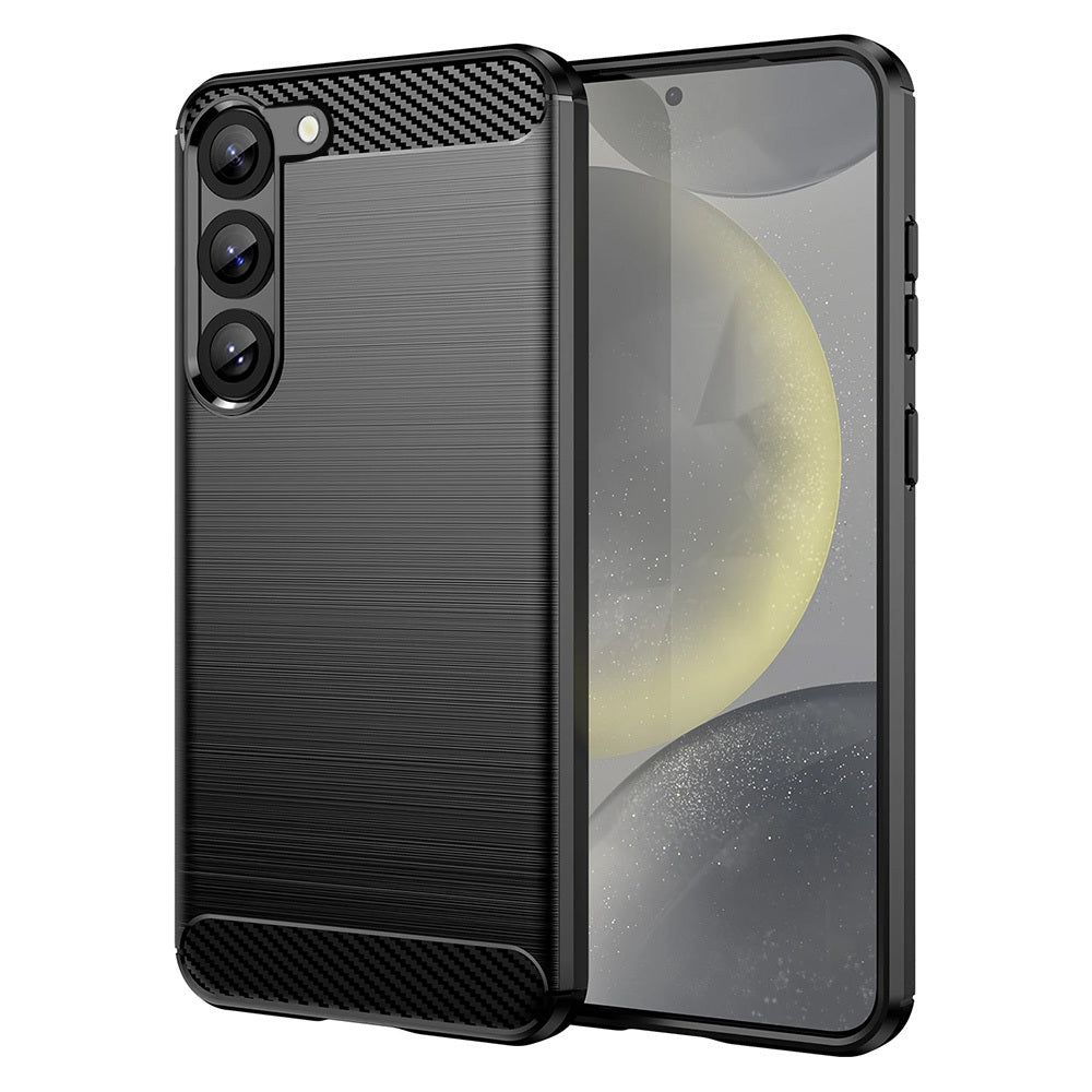 Husa Carbon pentru Samsung Galaxy S23 Negru