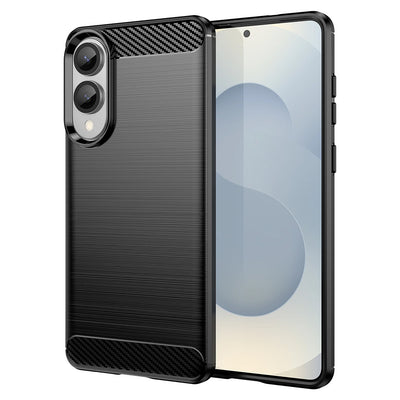 Husa Carbon pentru Samsung Galaxy S25 Edge Negru