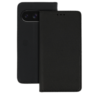 Husa Smart Book Magnet pentru Google Pixel 9 Negru