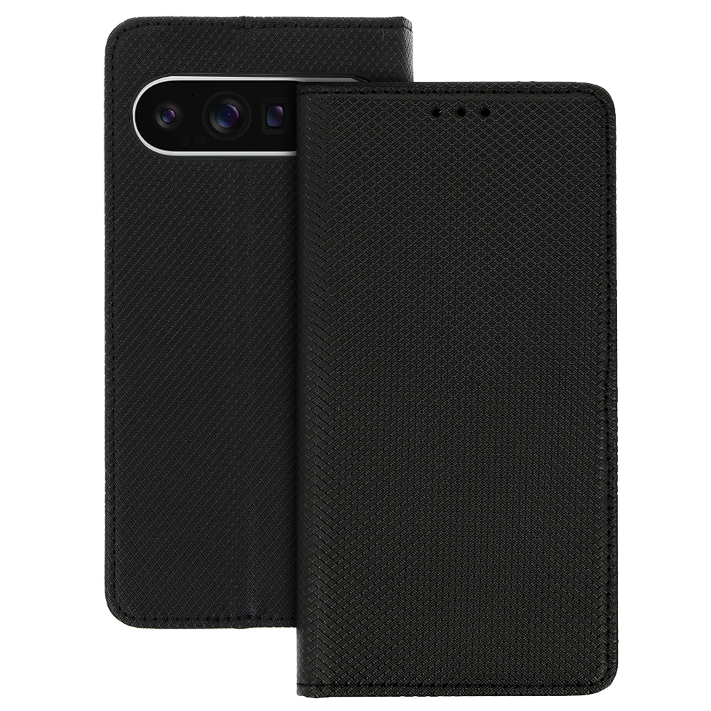 Husa Smart Book Magnet pentru Google Pixel 9 PRO XL Negru