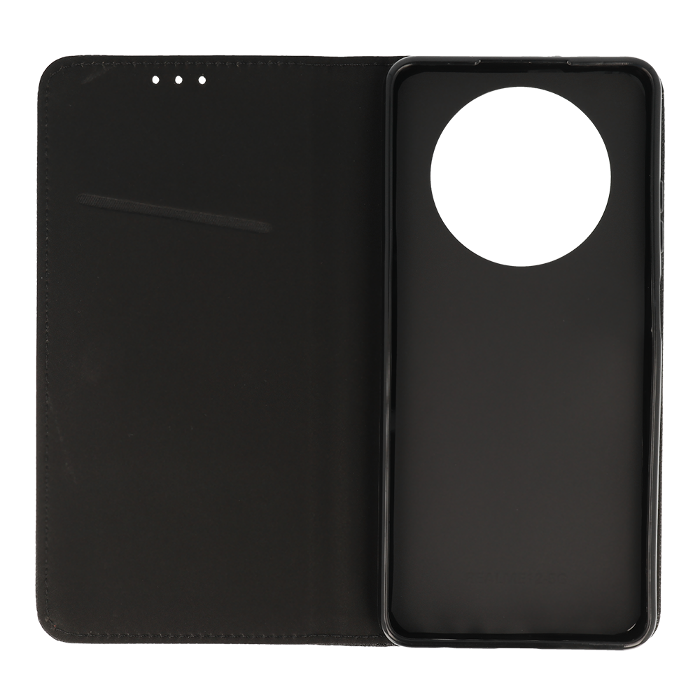 Husa Smart Book Magnet pentru Realme 12X Negru