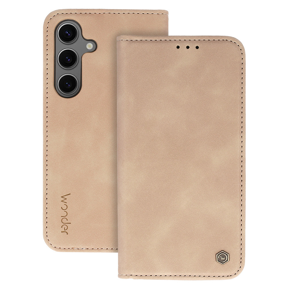 Husa Wonder Smart pentru Xiaomi Redmi Note 14 5G Cappuccino