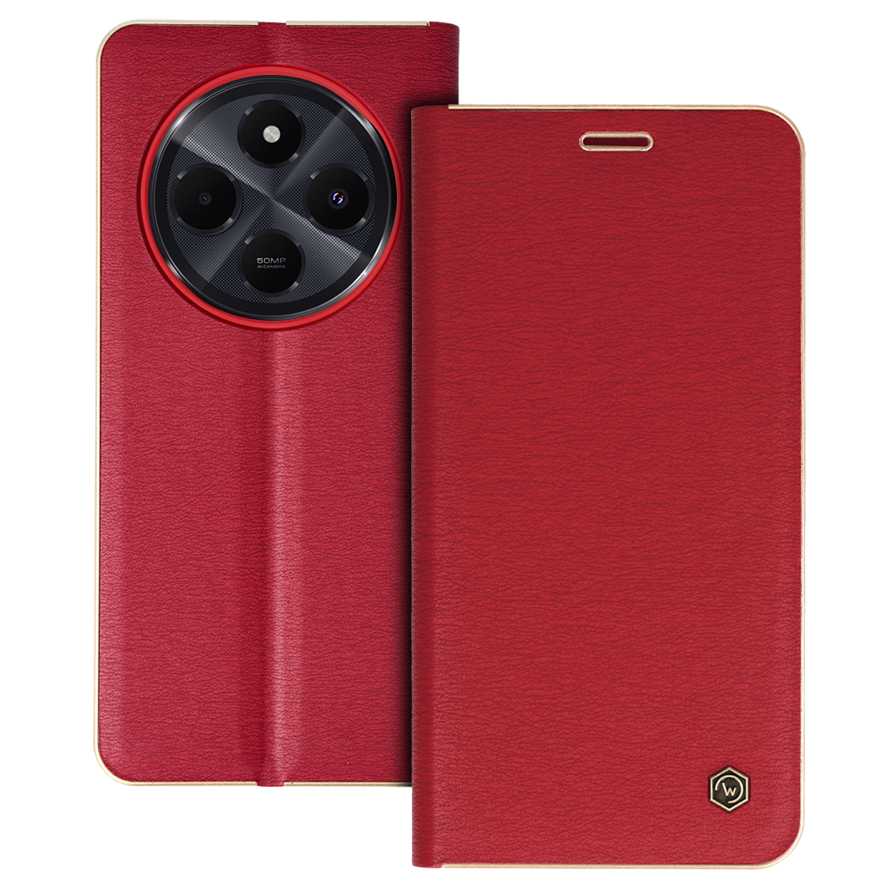 Husa Wonder Frame pentru Xiaomi Redmi 14C Rosu