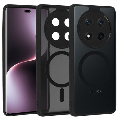 Husa Full mat Mag pentru Honor Magic7 Lite Negru